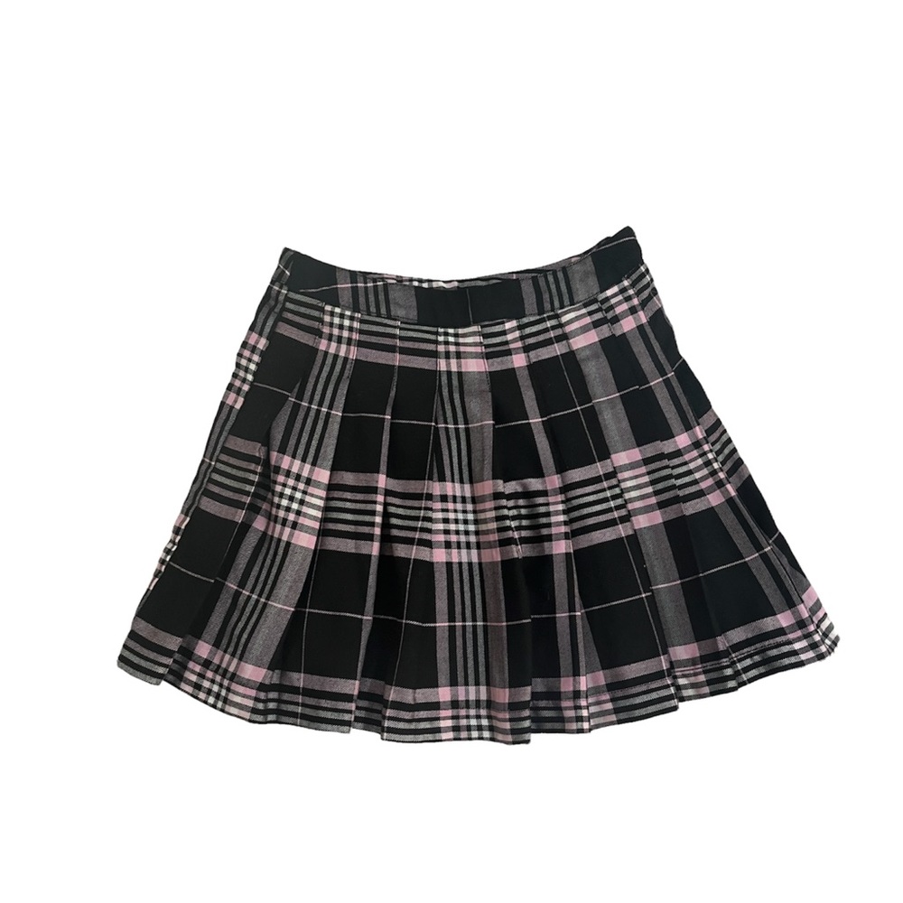 Black and pink plaid skirt - Picture 2 of 2